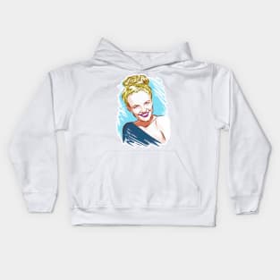 Peggy Lee - An illustration by Paul Cemmick Kids Hoodie